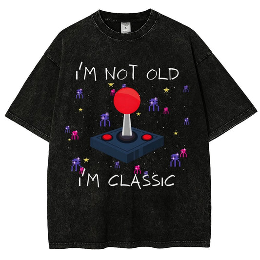 I'm Not Old I'm Classic Video Game Vintage Distressed T-shirt