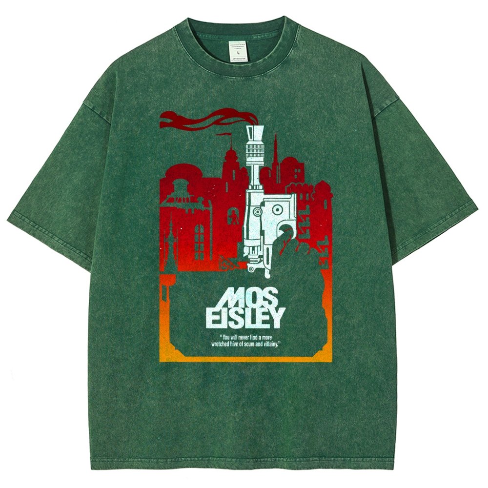 Galactic Streets Vintage Distressed T-shirt