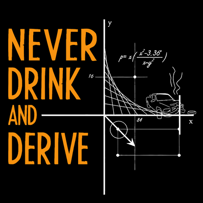 Never Drink and Derive Geek T-Shirt