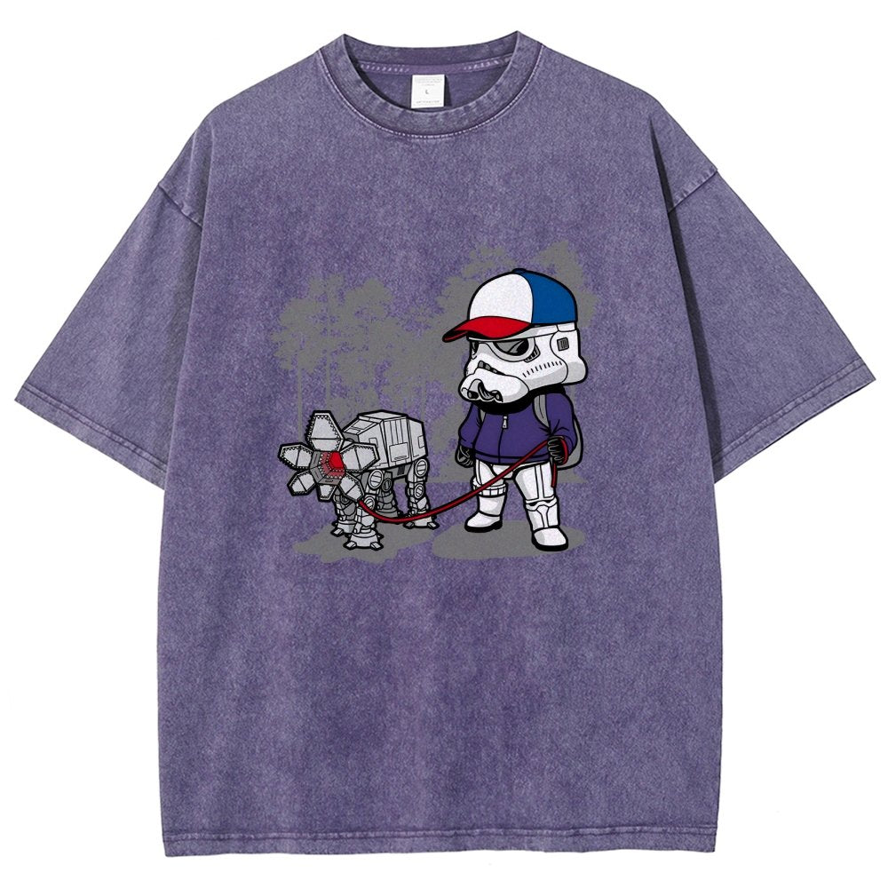 Stranger Duo Vintage Distressed T-shirt