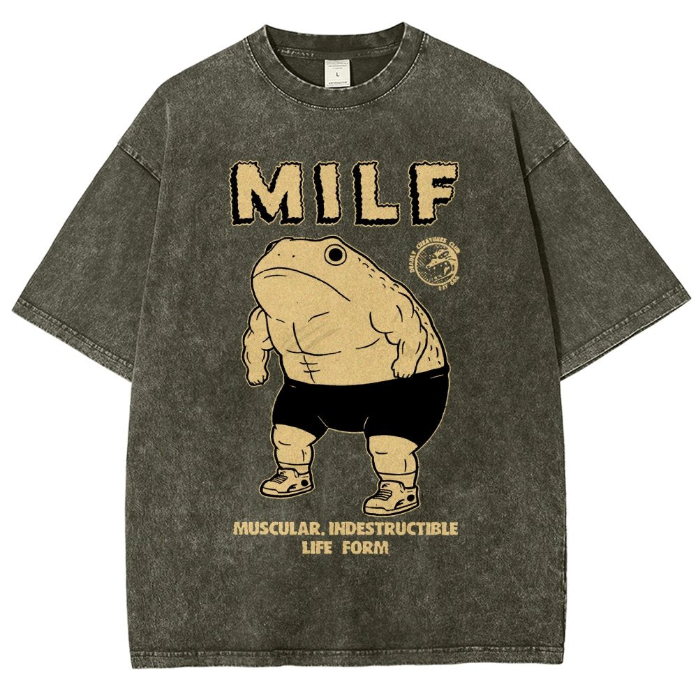 Deadly Form DILF Vintage Distressed T-shirt