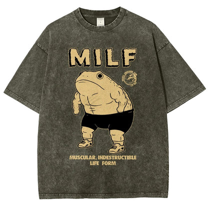 Deadly Form DILF Vintage Distressed T-shirt