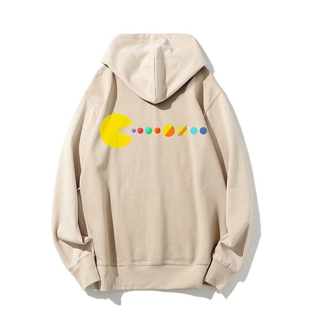 Mister Universe Printed Back Unisex Cotton Hoodie