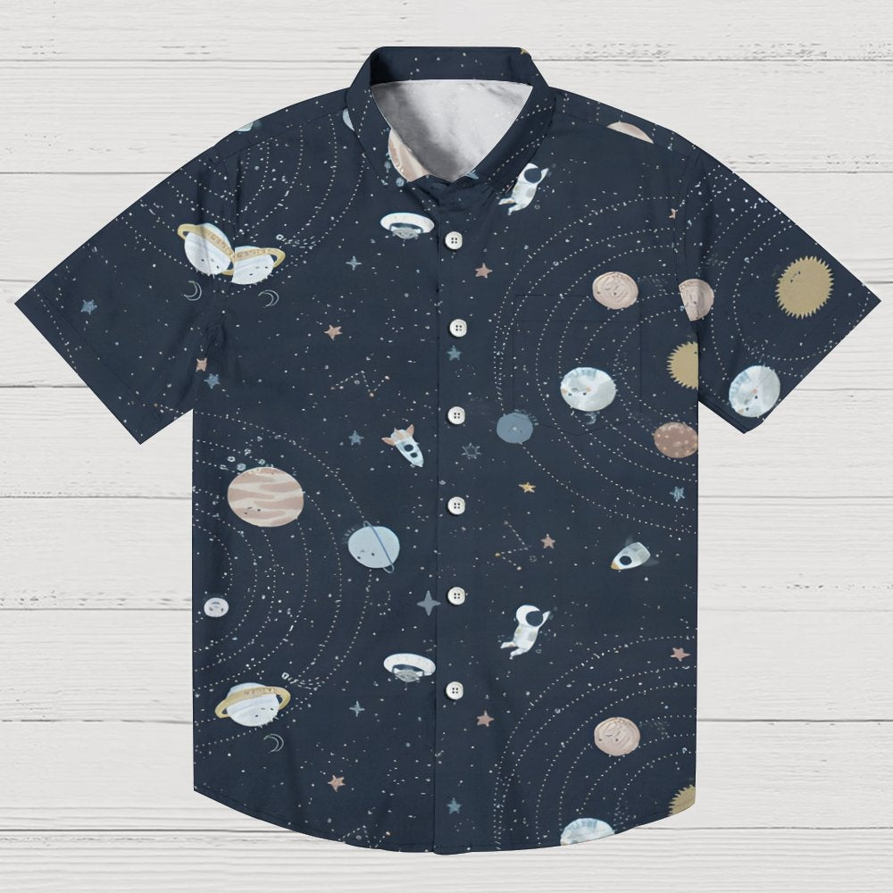 Space Planet Series Geek Hawaiian Shirt