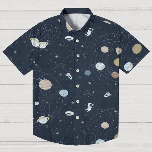 Space Planet Series Geek Hawaiian Shirt