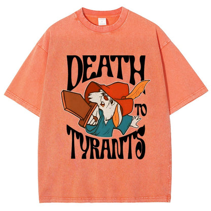 Skippy Rabbit Death To Tyrants Vintage Distressed T-shirt