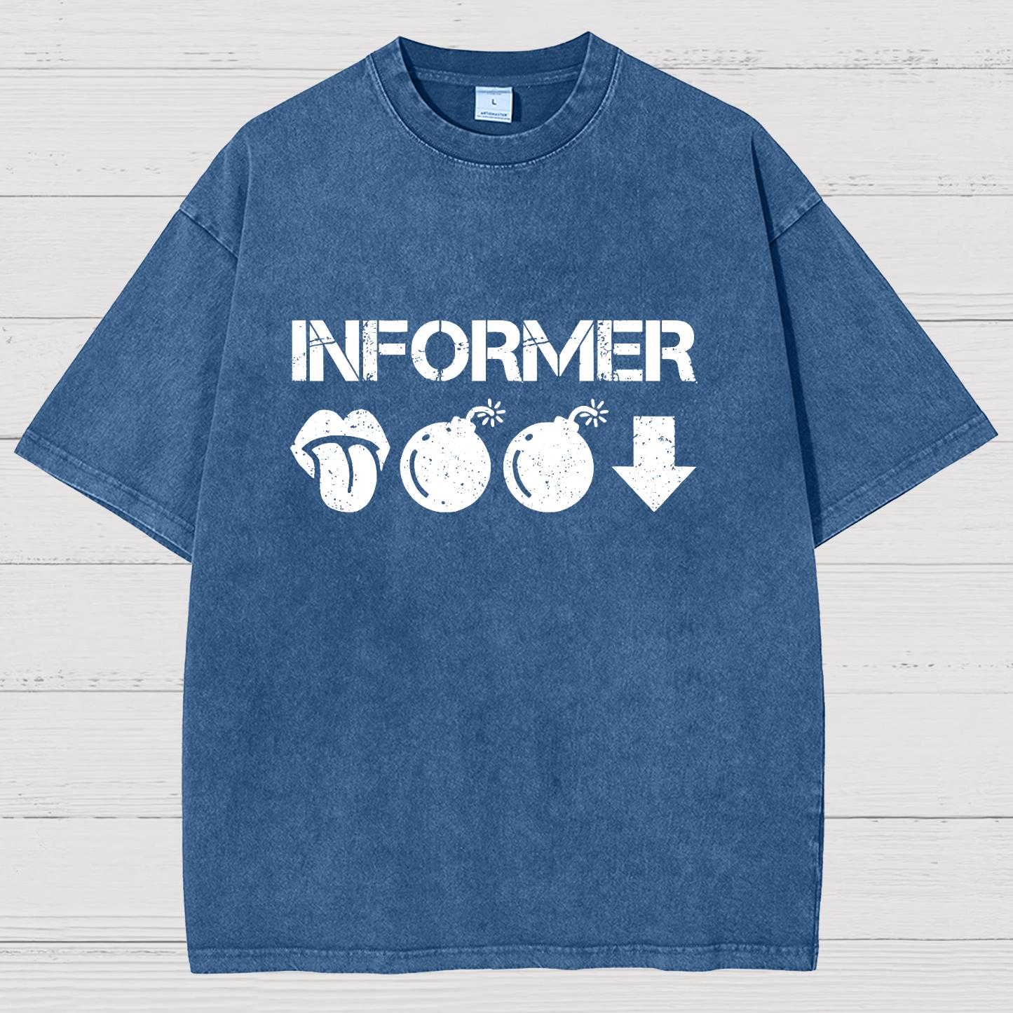 Informer Vintage Distressed T-shirt