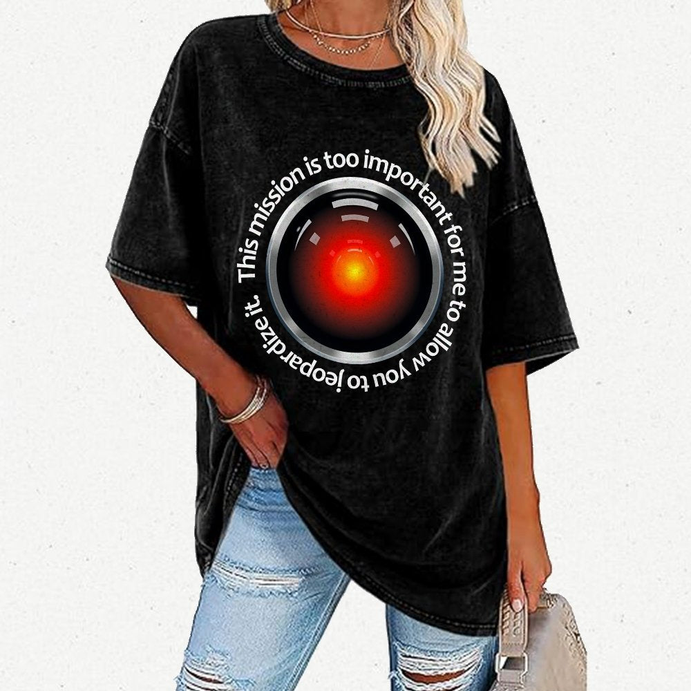 This Mission Is Too Important For Me To Allow You To Jeopardize It. Vintage Distressed T-shirt