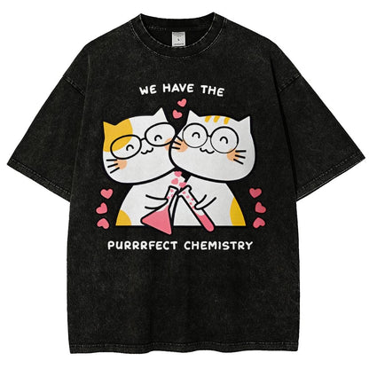 Valentine's Day.Perfect Chemistry Vintage Distressed T-shirt