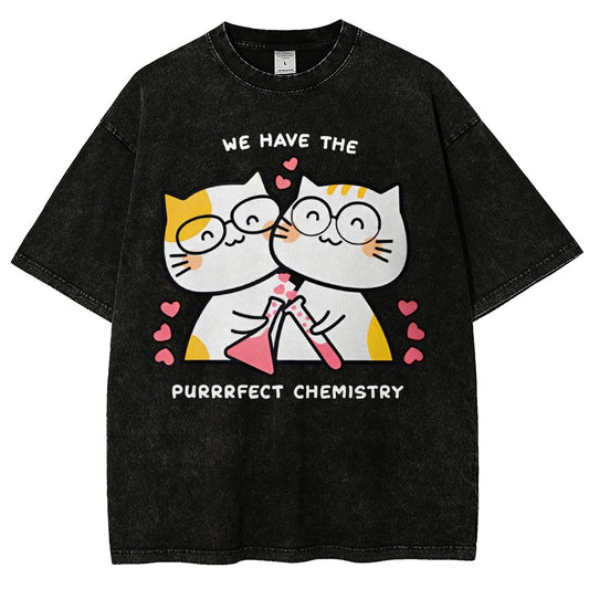 Valentine's Day.Perfect Chemistry Vintage Distressed T-shirt