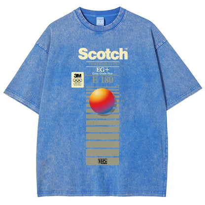 VHS Scotch E180 Vintage Distressed T-shirt
