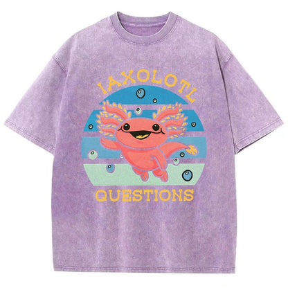 I axolotl questions Vintage Distressed T-shirt