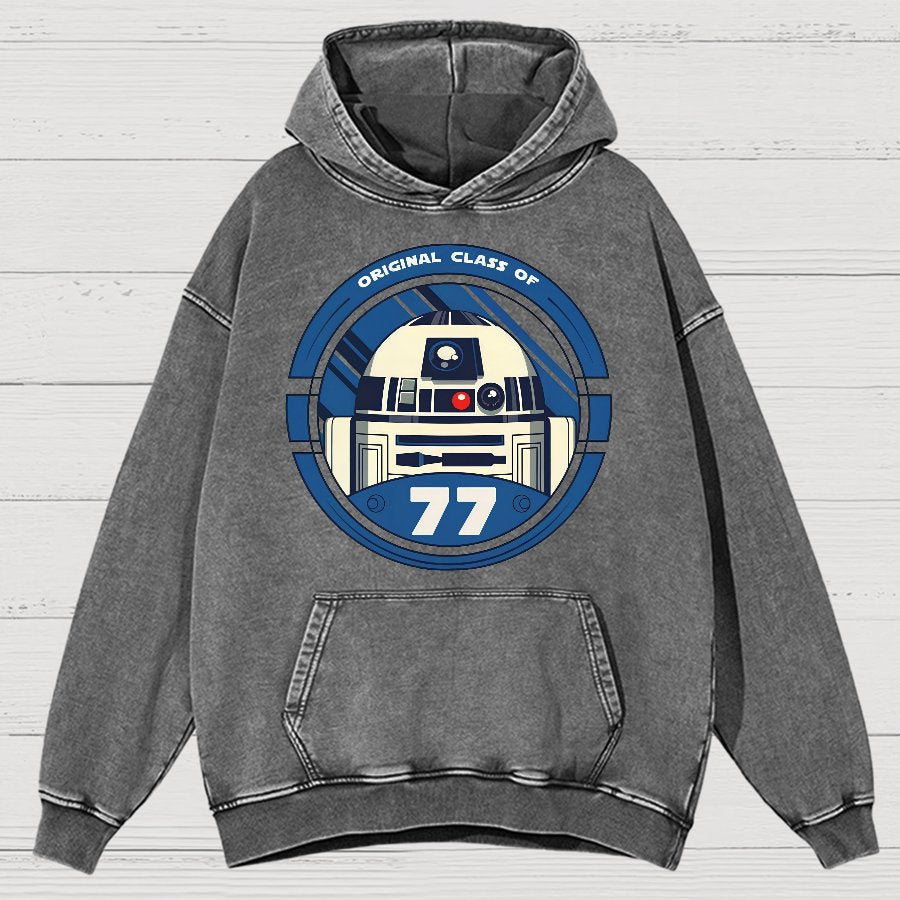 Original Class Of 77 Vintage Distressed Hoodie