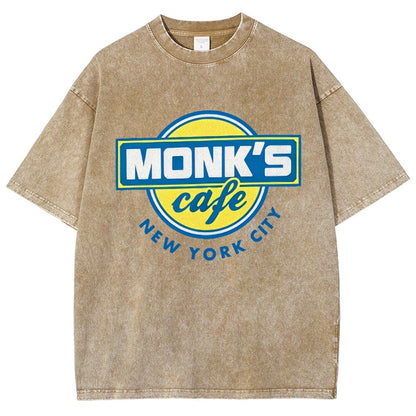 Mystic Cafe Vintage Distressed T-shirt