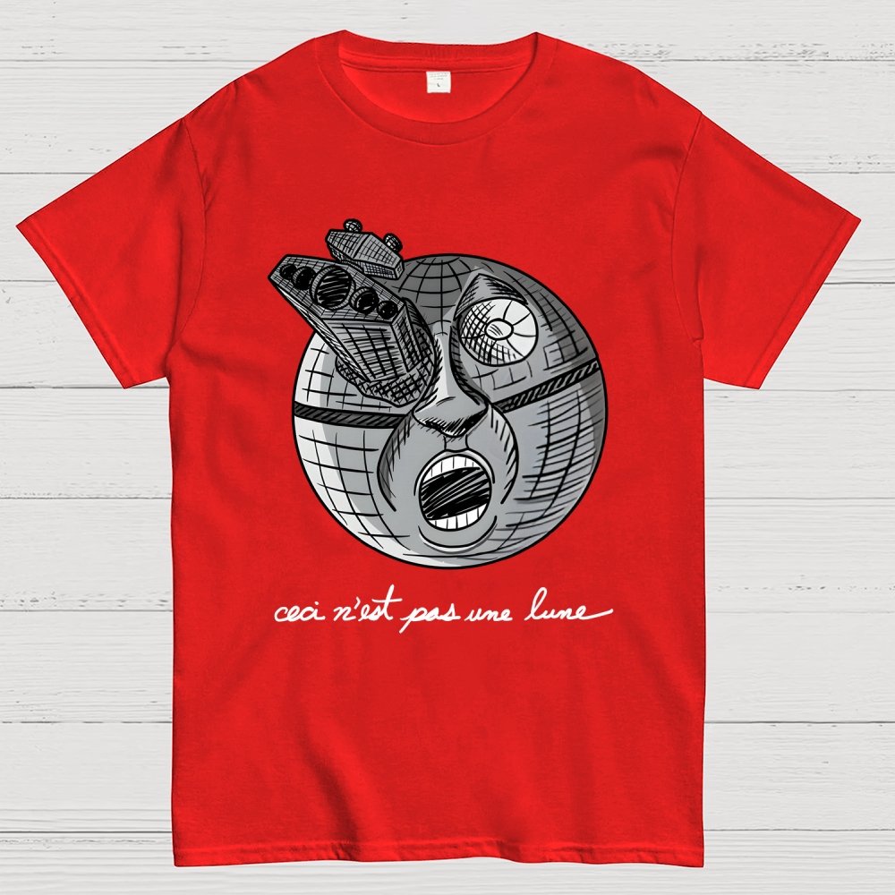 Ceci N’Est Pas Une Lune Geek T-Shirt