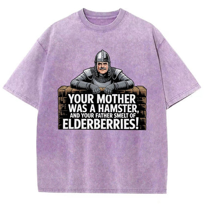 Your Mother Was A Hamster And Your Father Smelt Of Elderberries Vintage Distressed T-shirt