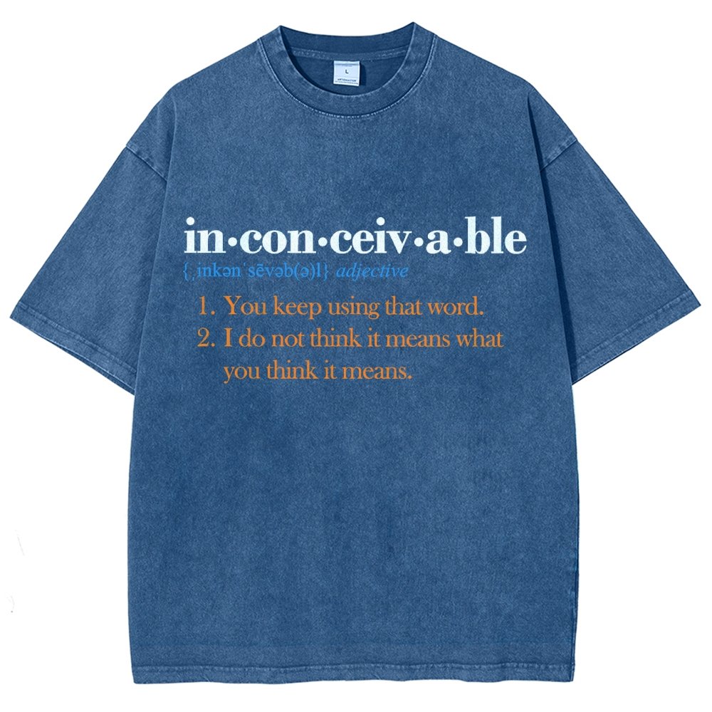 In-con-ceiv-a-ble Vintage Distressed T-shirt