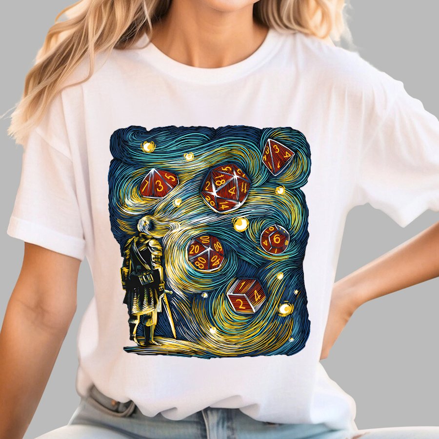 Starry Dice Geek T-Shirt