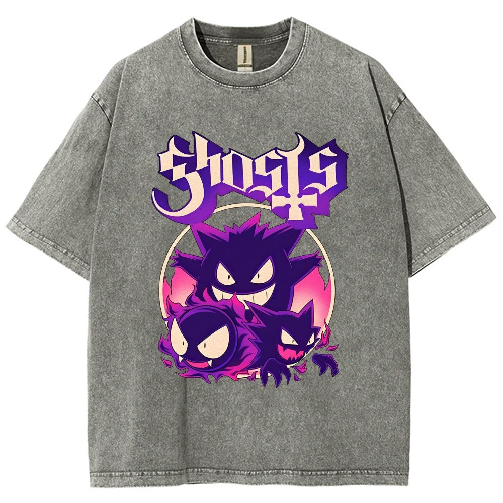 Haunted Ghosts Vintage Distressed T-shirt