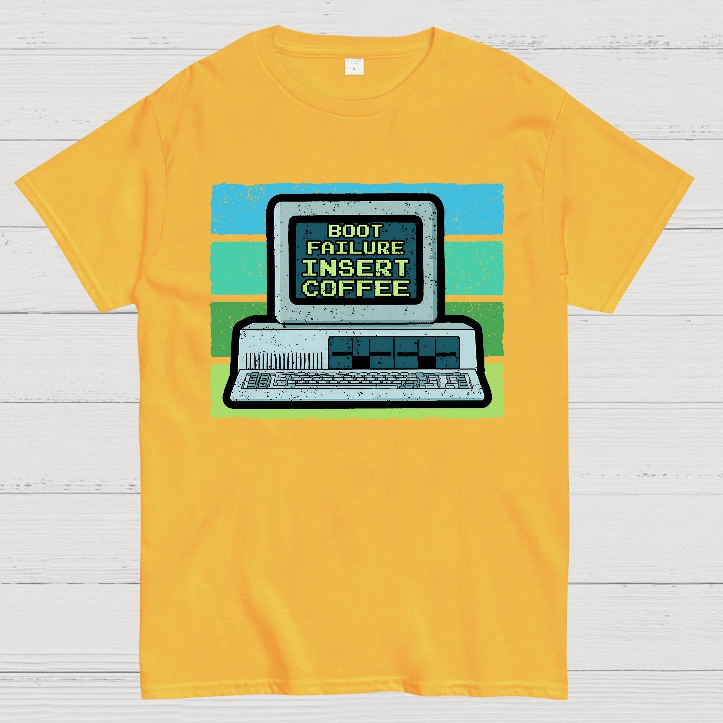Boot Failure - Insert Coffee Geek T-Shirt