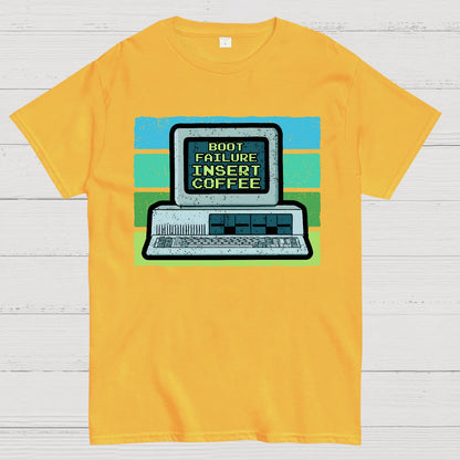 Boot Failure - Insert Coffee Geek T-Shirt