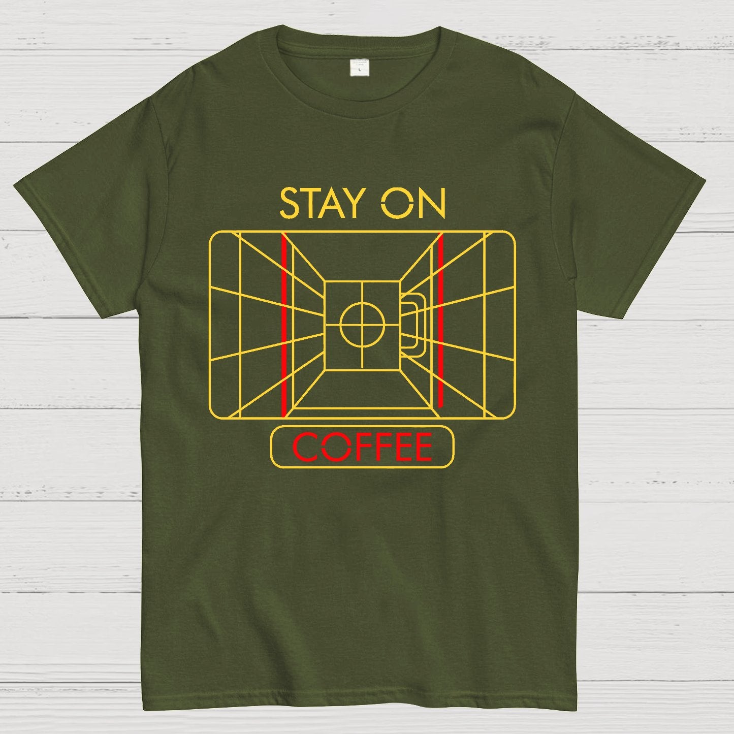 Stay On Coffee Geek T-Shirt