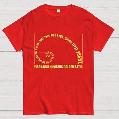 Fibonacci Numbers Golden Ratio Geek T-Shirt