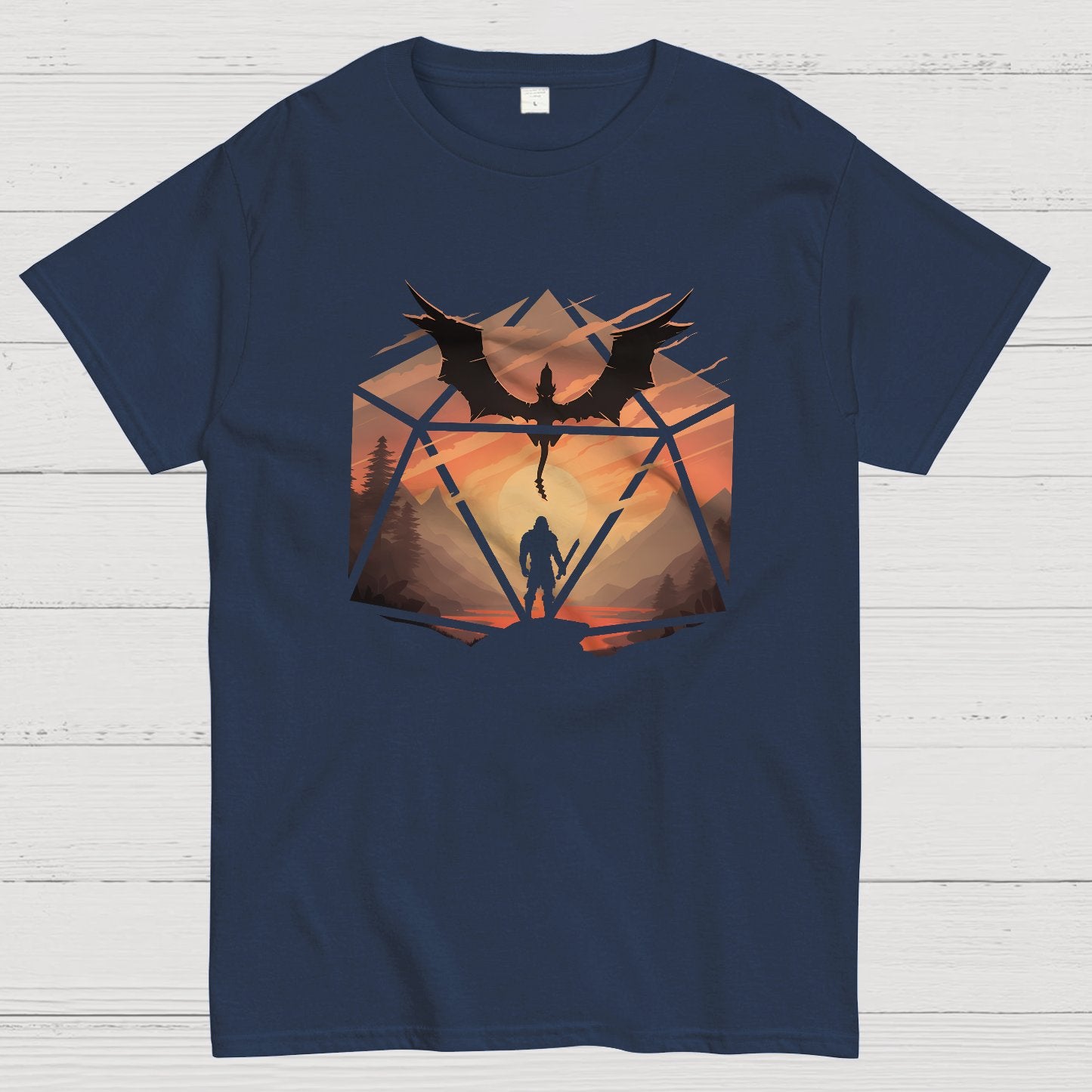 Staredown d20 Geeky T-Shirt