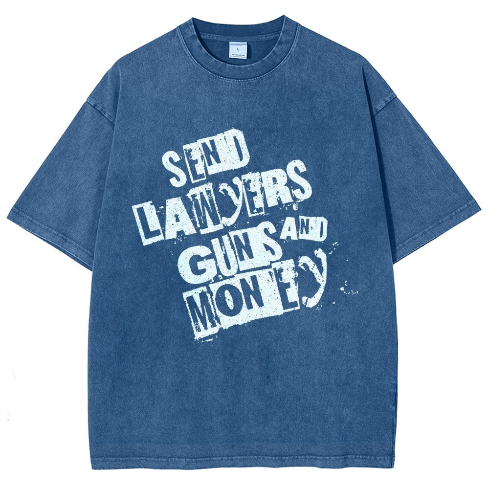 Send Lawyers Guns And Money Vintage Distressed T-shirt