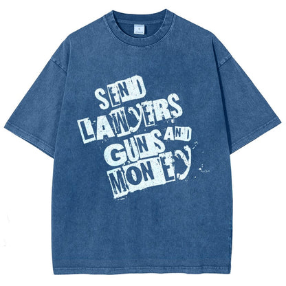 Send Lawyers Guns And Money Vintage Distressed T-shirt