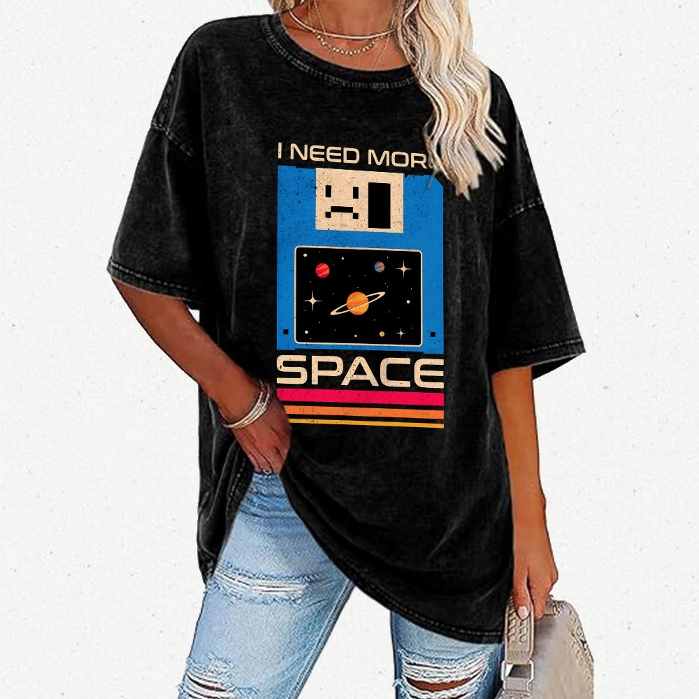 I Need More Space Vintage Distressed T-shirt