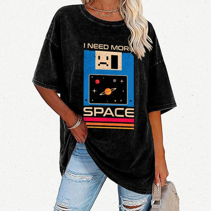 I Need More Space Vintage Distressed T-shirt