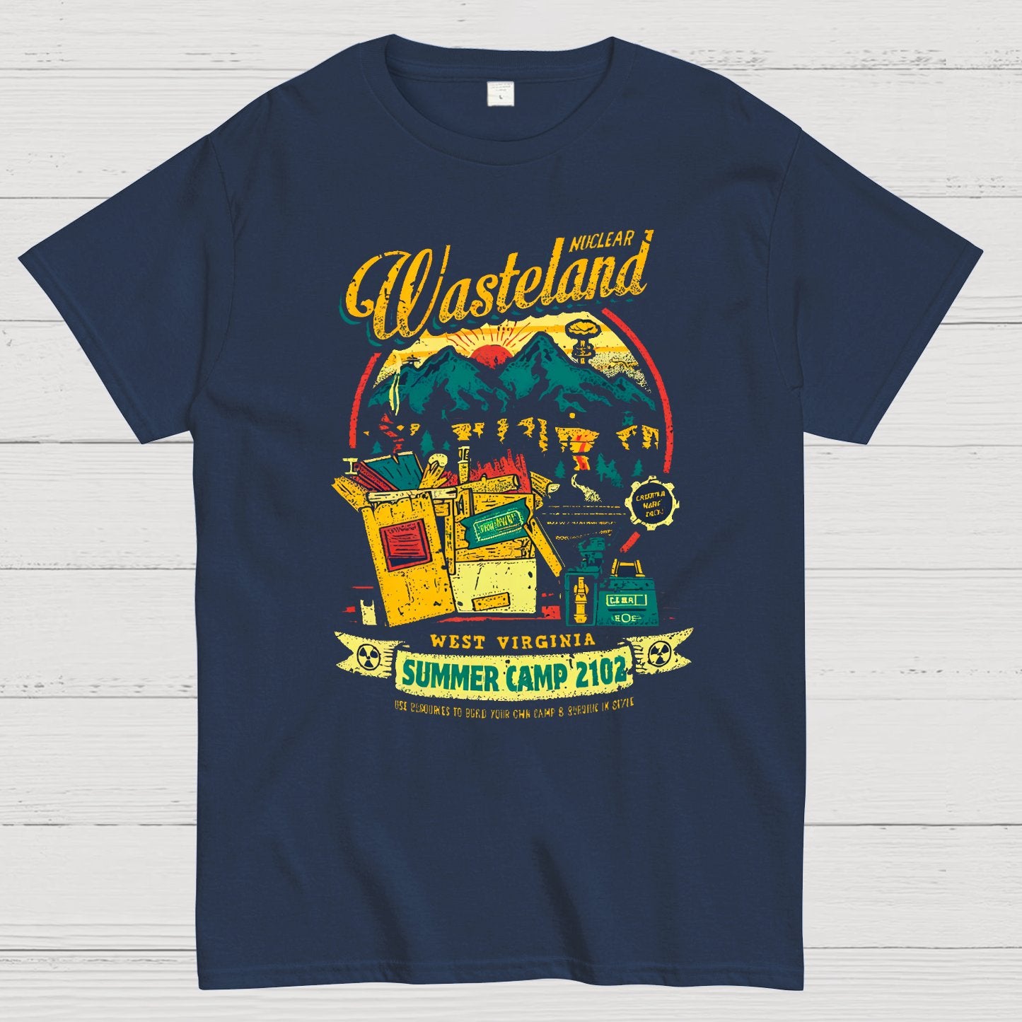 NUCLEAR SUMMER CAMP Nerdy T-Shirt