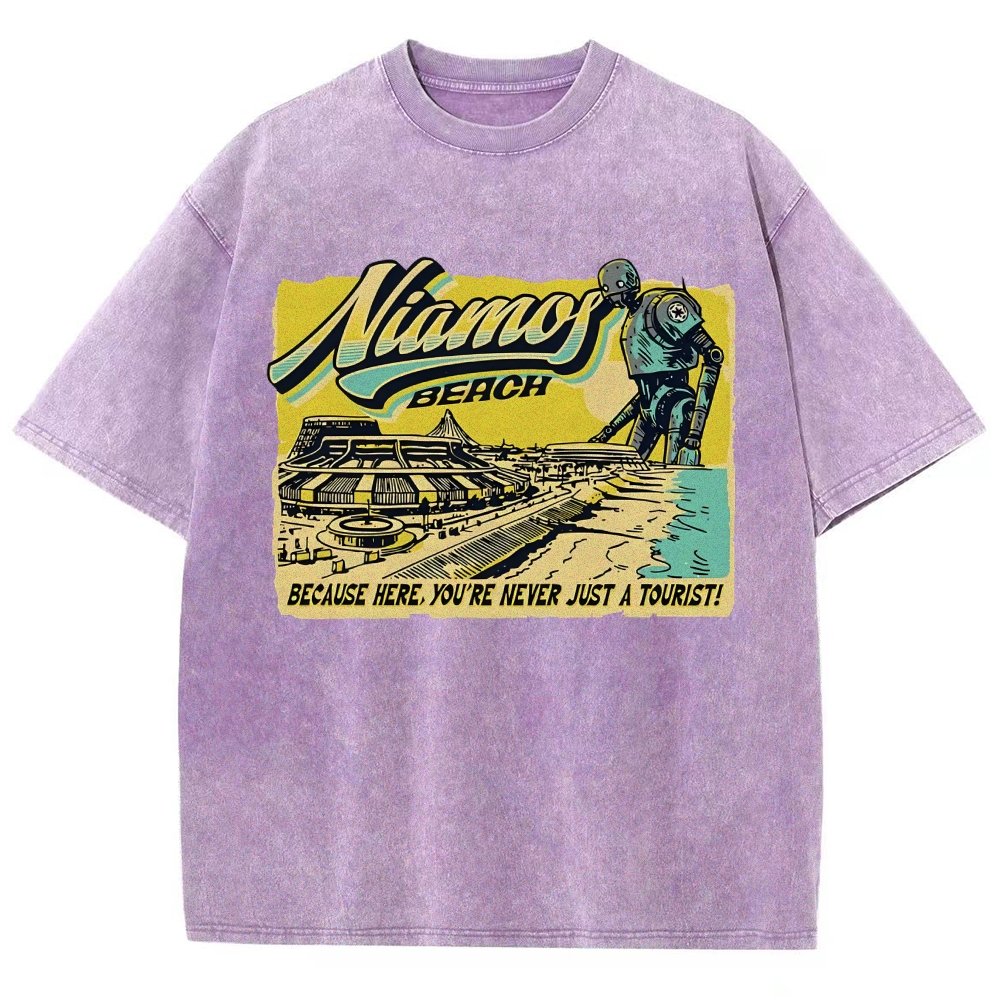 Niamos Beach Vintage Distressed T-shirt