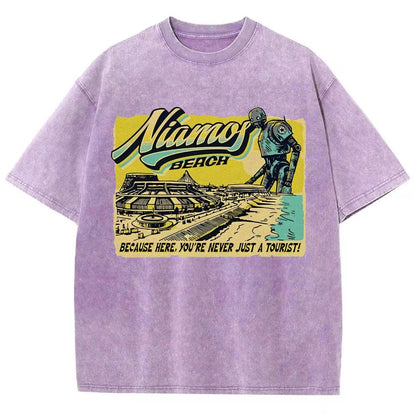 Niamos Beach Vintage Distressed T-shirt