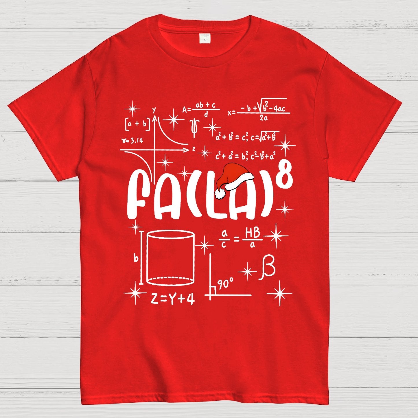 Christmas Math Fa La La Geek T-Shirt