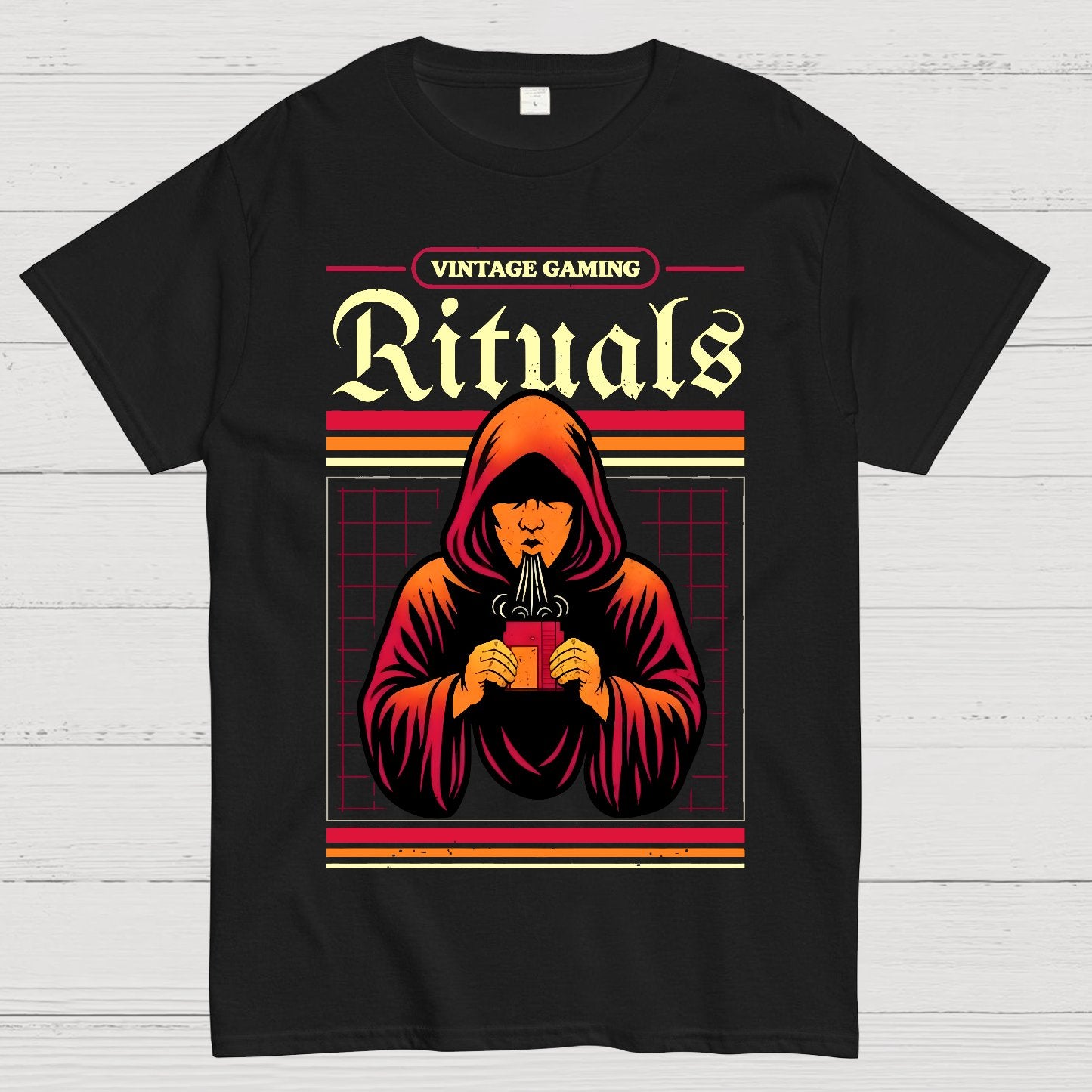 Vintage Gaming Rituals Geek T-Shirt