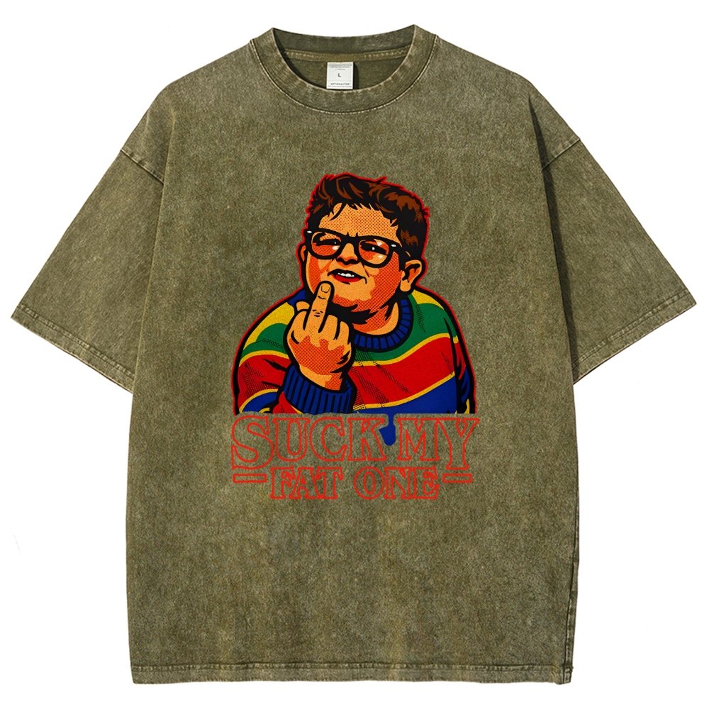 Suck My Fat One Vintage Distressed T-shirt