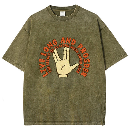 The Result Of Playing With Super Glue Vintage Distressed T-shirt