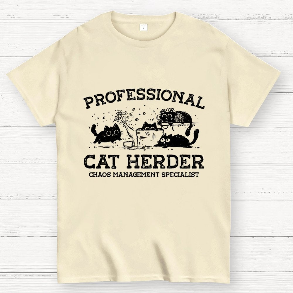 Professional Cat Herder Geek T-Shirt