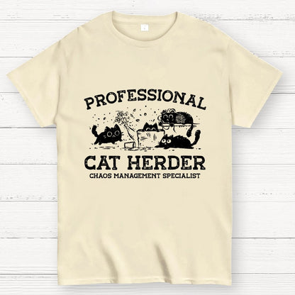 Professional Cat Herder Geek T-Shirt