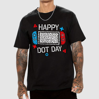 Happy International Dot Day Game Controller Geek T-Shirt