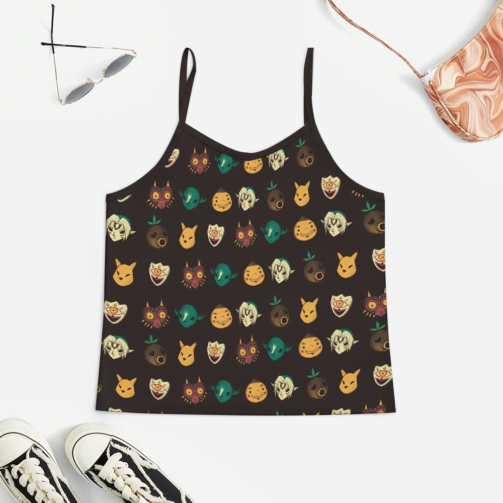 Game Character Women's Geek Suspender Cami Set