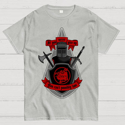 Never Give Up Geek T-Shirt