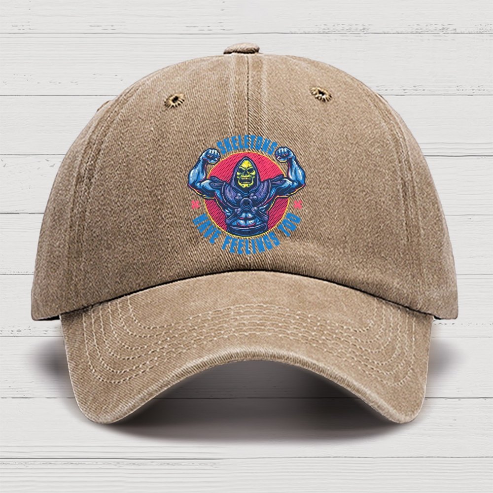 Skeletons have feeling too Cotton Hat