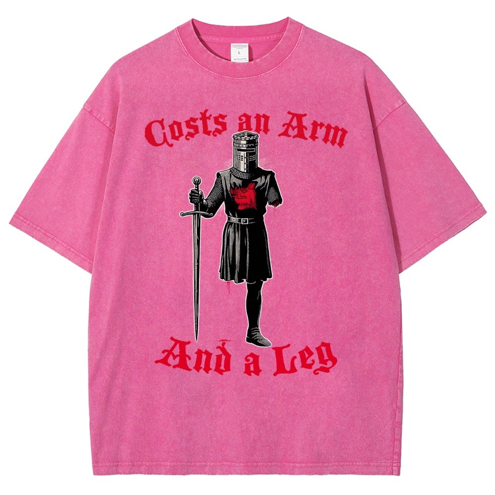 Black Knight Debt Vintage Distressed T-shirt