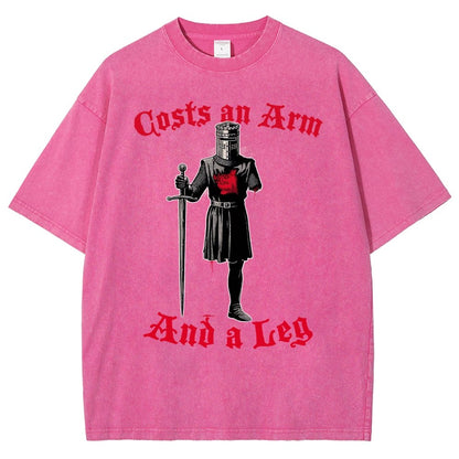Black Knight Debt Vintage Distressed T-shirt