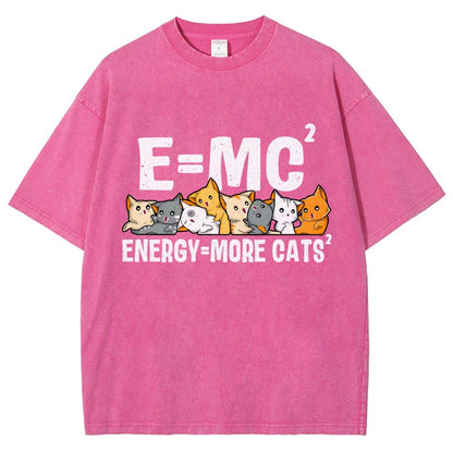 E=MC2 Vintage Distressed T-shirt