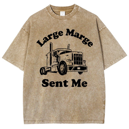 Large Marge Sent Me Vintage Distressed T-shirt