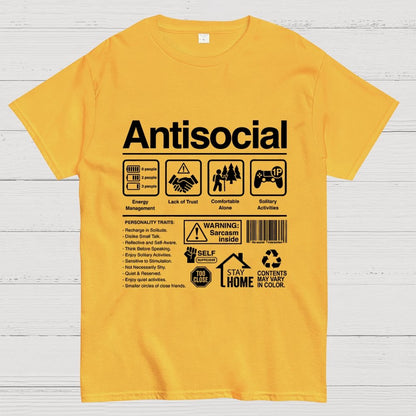Antisocial Label Geek T-Shirt